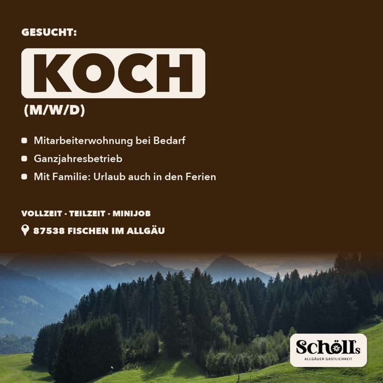 Allgäuer Landschaft mit Stellenbezeichnung